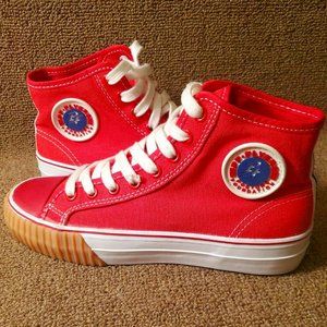 PF Flyers Center Hi Canvas Red Gum Sole | W 6.5 | M 5 | UNISEX High Top Shoes